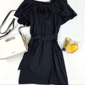 Juicy Couture Little Black Ruffles Belt Flowy